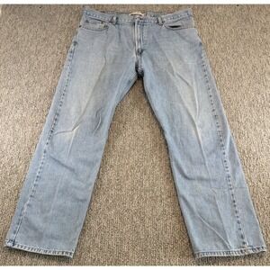 Vintage Levi's 505 Jeans Mens 40x32 Blue Regular Fit Pockets Denim Light Wash